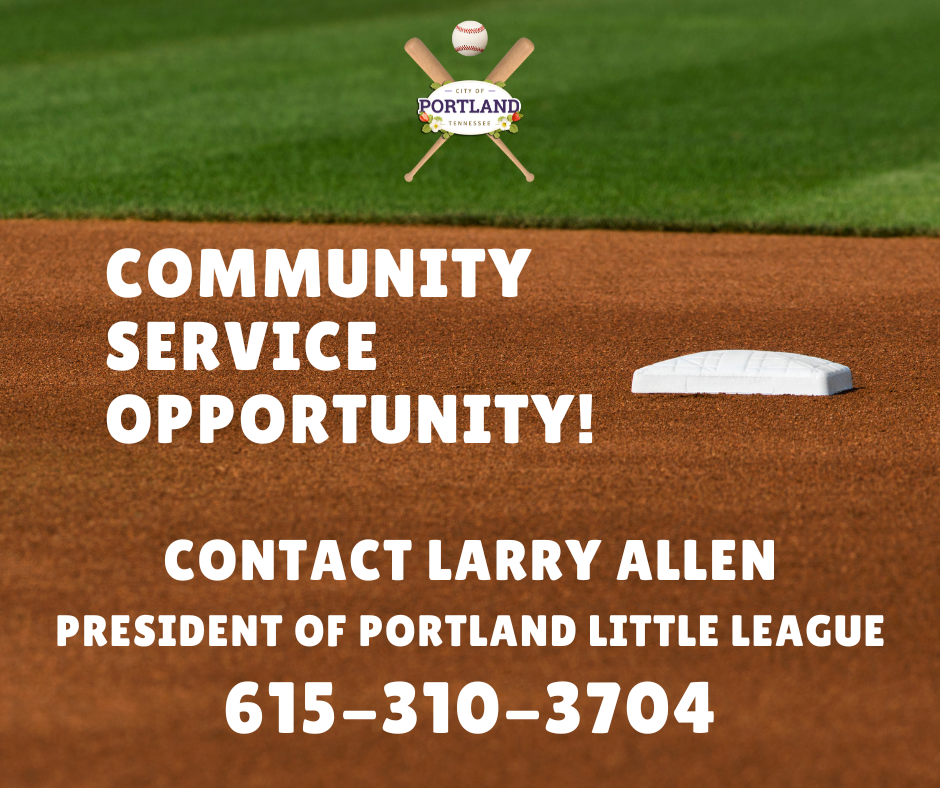 Community Service Opportunity