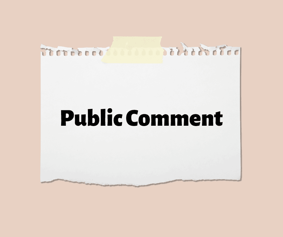Public Comment